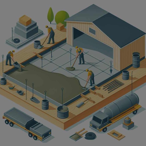 Quelle est la meilleure méthode pour couler une dalle de béton pour un garage ?