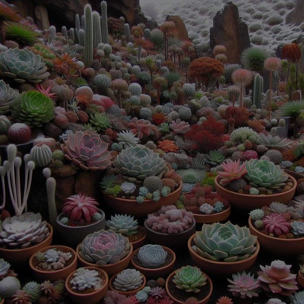 Quelles espèces pour un jardin de succulentes en extérieur dans un climat froid ?