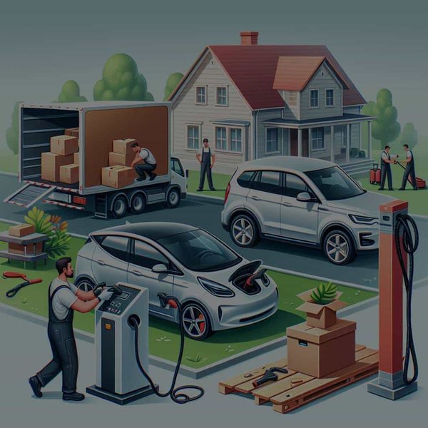 Comment gérer le déménagement d'un véhicule électrique et sa station de recharge ?