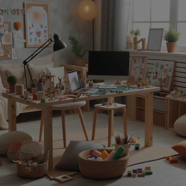 Comment aménager un espace de loisirs créatifs pour adultes dans un petit bureau?