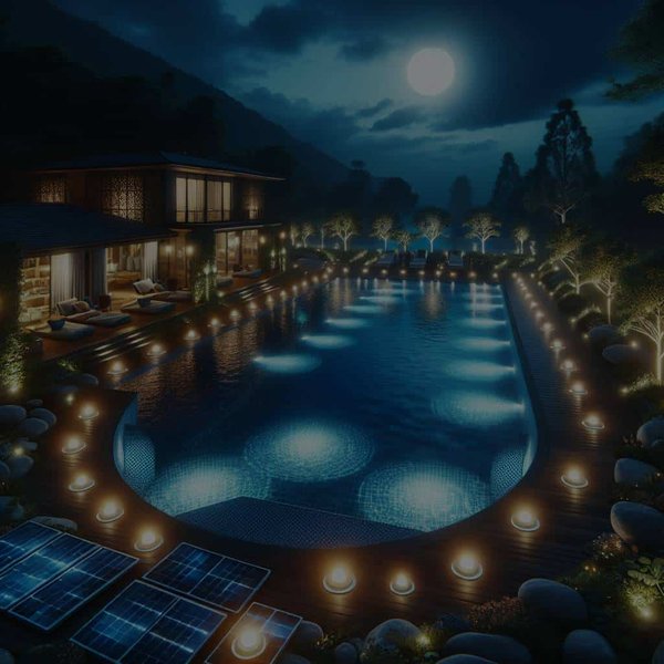 Comment concevoir un système d'éclairage de piscine écoénergétique et attrayant ?
