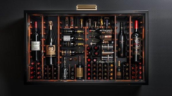 Porte-bouteilles élégants : l'art de ranger votre vin
