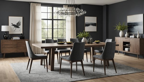 Salle à manger complète moderne : style et fonctionnalité réunis