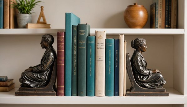 Idées inspirantes pour des serre-livres décoratifs sur étagères